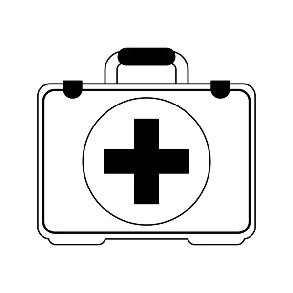 Medical First adis Koffer Symbol — Stockvektor