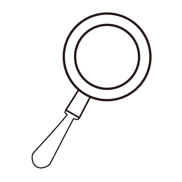 Magnifying glass symbol — Stock Vector