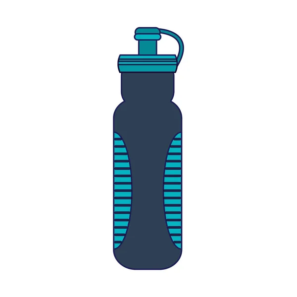 Thermo-palackos izolált kék vonalak — Stock Vector