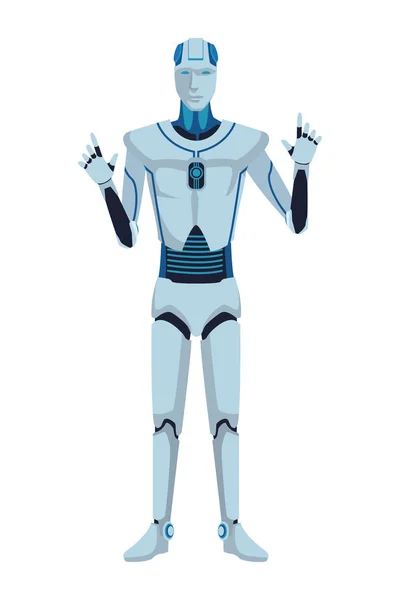 Humanoïde robot avatar — Stockvector