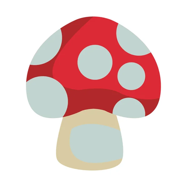 Desenhos animados de fungos isolados — Vetor de Stock