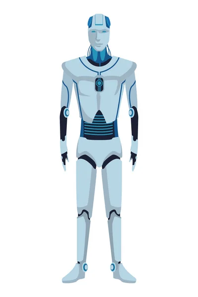 Avatar robot humanoid - Stok Vektor