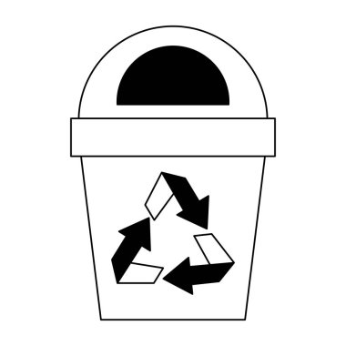 Çöp kutusu sembolü geri dönüşüm yapabilir