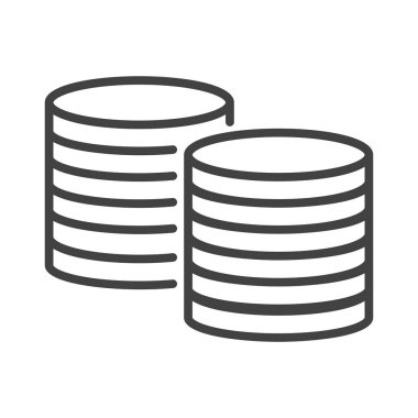 Paralar yığılmış sembolü