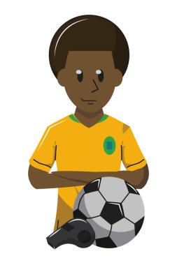 Futbol sporu oyunu karikatürler