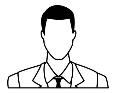 zarif adam portre siyah ve beyaz