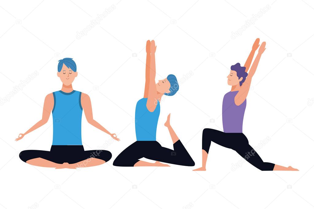 men yoga poses