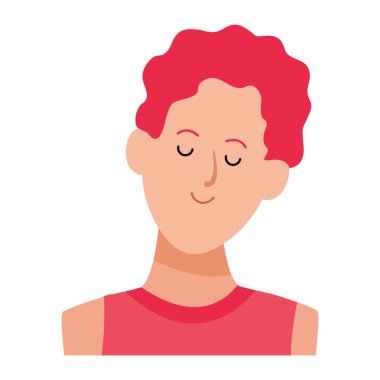 adam portre avatar çizgi film karakteri