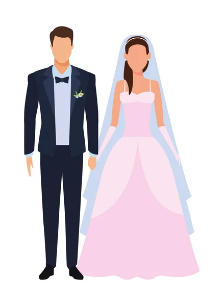 Γαμπρός και νύφη — Διανυσματικό Αρχείο