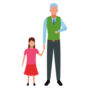 çocuklu yaşlı adam