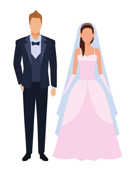 Γαμπρός και νύφη — Διανυσματικό Αρχείο