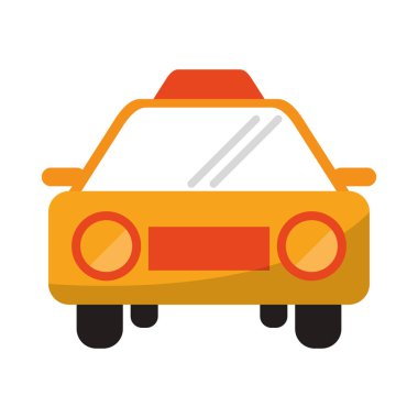 taksi taksi araç frontview