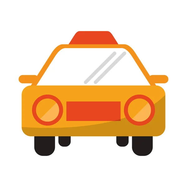 Taksi taksi araç frontview — Stok Vektör
