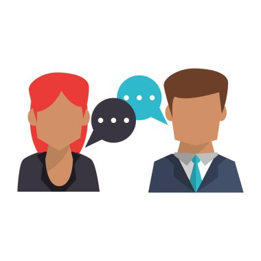 İş arkadaşları konuşuyor