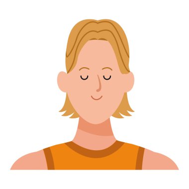 adam portre avatar çizgi film karakteri