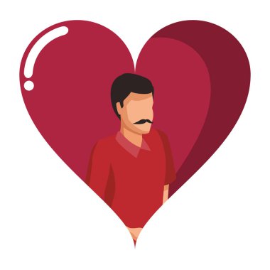 adam bıyık avatar ile