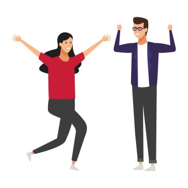 Genç arkadaşlar çizgi film