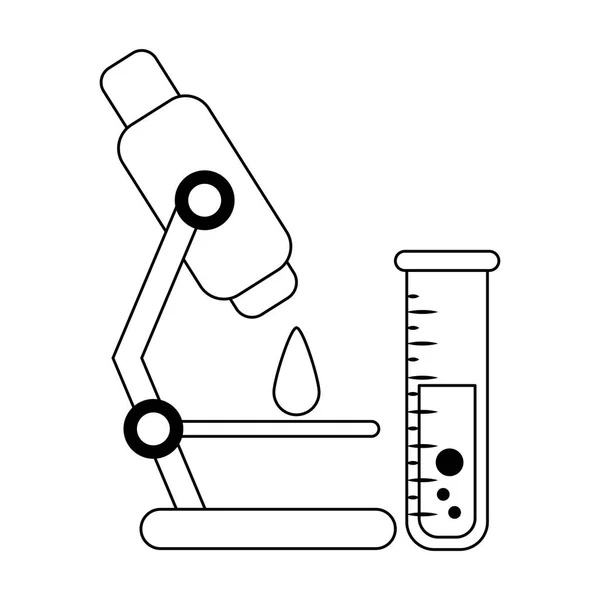 Equipamentos médicos em preto e branco —  Vetores de Stock