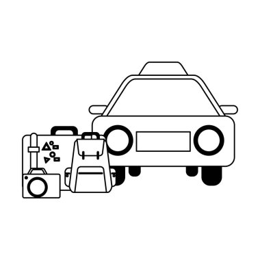 Seyahat ve siyah beyaz tatiller