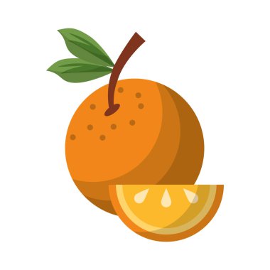 Portakal sitrik meyve karikatür