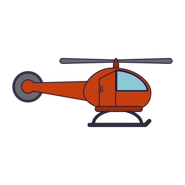 Helikopter uçak sembolü SideView