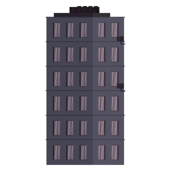 Stads byggnaden isolerade — Stock vektor