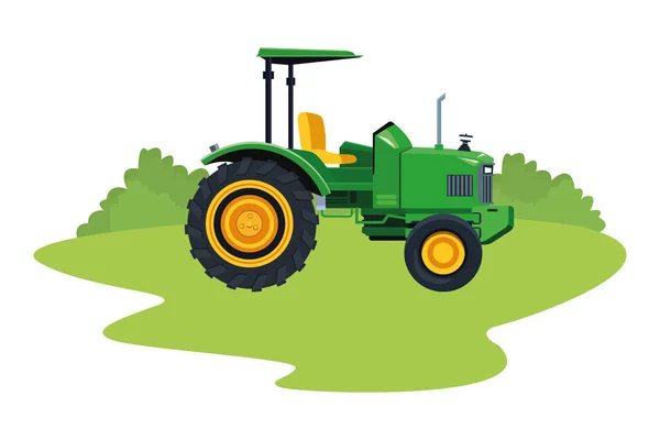 Camión de granja tractor — Vector de stock