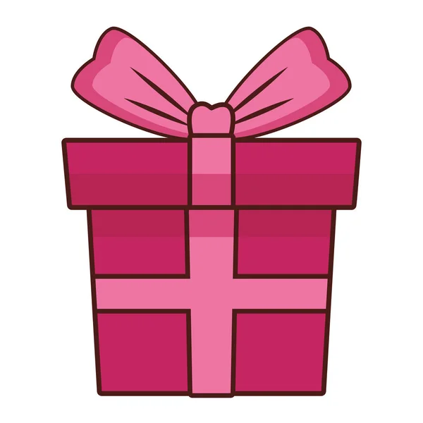 Birthday gift box — Stock Vector