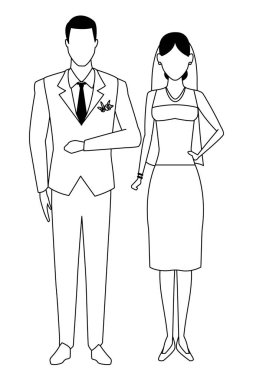 damat ve gelin siyah beyaz