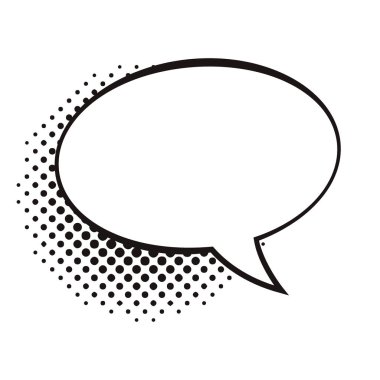 Pop Art konuşma balonu