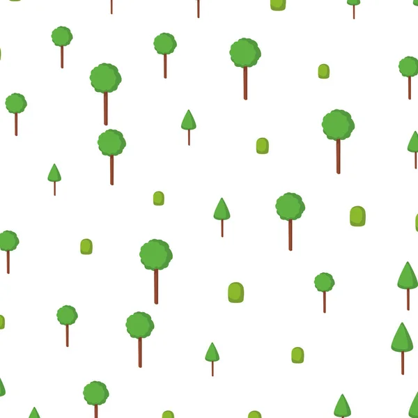 Bäume Muster Hintergrund — Stockvektor