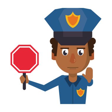 Polis profili karikatür