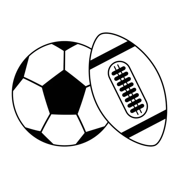 Futebol futebol esporte jogo desenhos animados em preto e branco imagem  vetorial de jemastock© 300394192