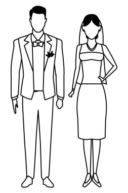 damat ve gelin siyah beyaz