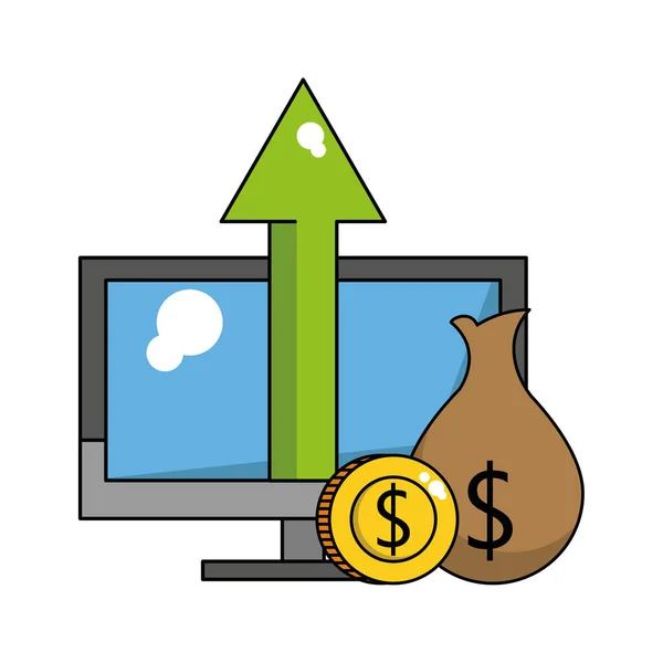 Trabajos empresariales y de oficina — Vector de stock