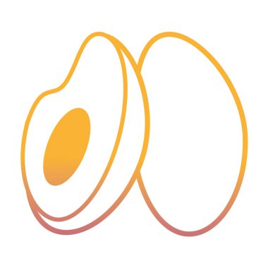 Avokado yarım gökkuşağı çizgileri kesti