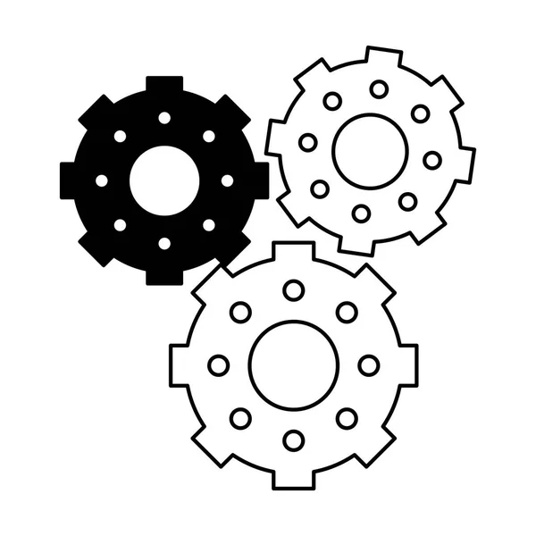 Empresária executiva avatar em preto e branco —  Vetores de Stock