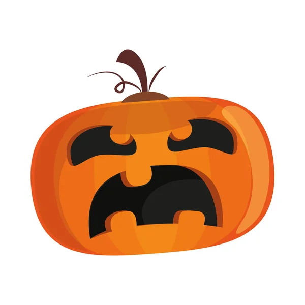 Halloween pumpkin cartoon — Stock Vector