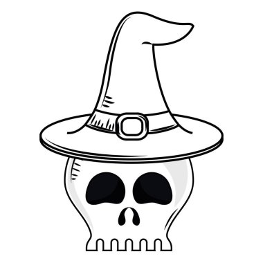 Cadılar Bayramı korkunç karikatür