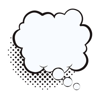 Pop art düşünme balonu