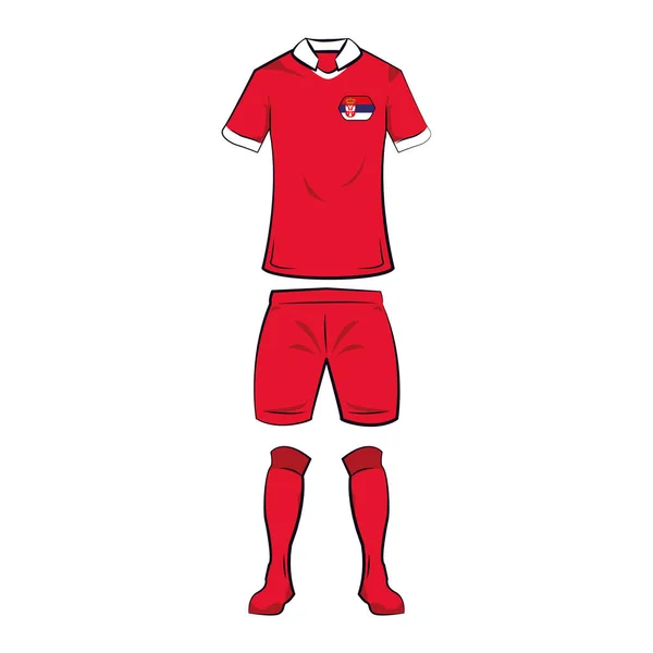 T-shirt de football Sibérie — Image vectorielle