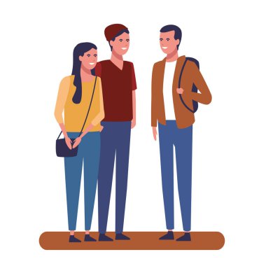 Arkadaşlar çizgi film dışarı asılı