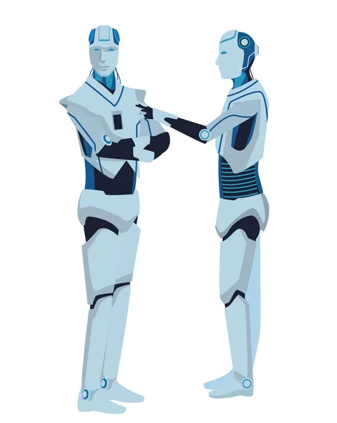 Humanoide Roboter avatar — Stockvektor