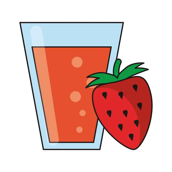 Fruchtsaft gesunde Getränke — Stockvektor