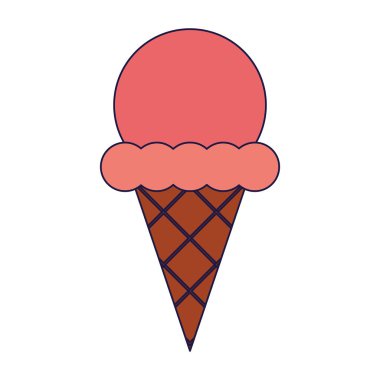 Kepçe ile dondurma koni