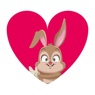 Tavşan komik karikatür