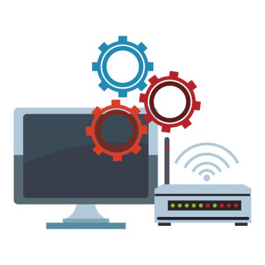 Wifi ve dişliler ile bilgisayar