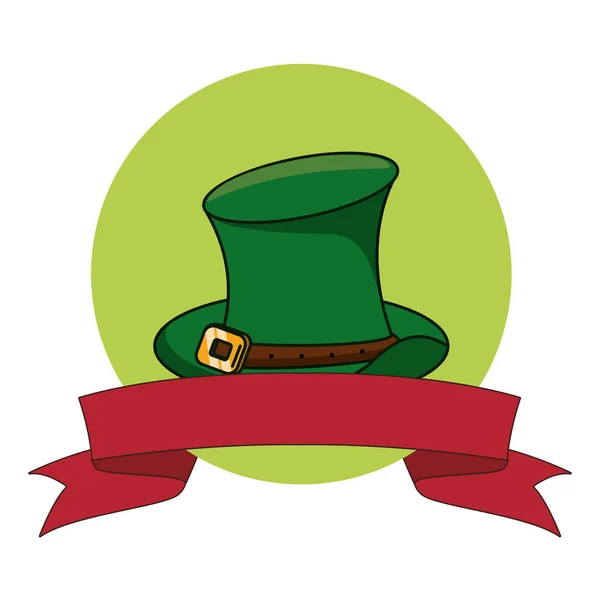 Heiliger Patricks Tag Emblem — Stockvektor