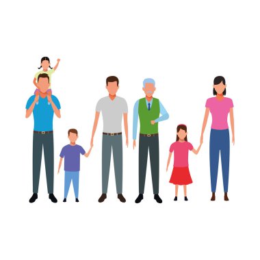 Aile avatar çizgi film karakteri