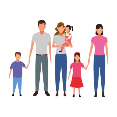 Aile avatar çizgi film karakteri